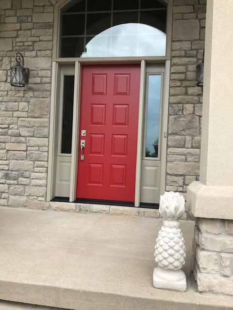 red-entry-door